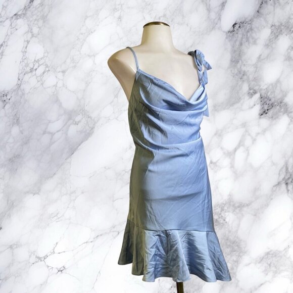 NBD Alli Mini Dress - Baby Blue - Picture 2 of 12